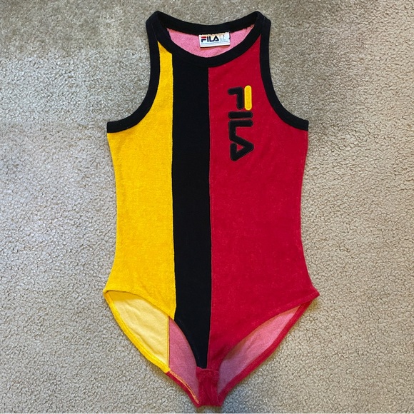 Fila Tops - FILA Dahlia Color-block Bodysuit